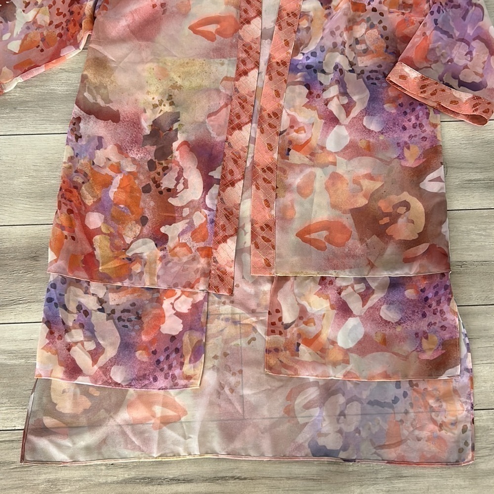 Soft Surroundings cool cat kimono size large - Picture 4 of 9